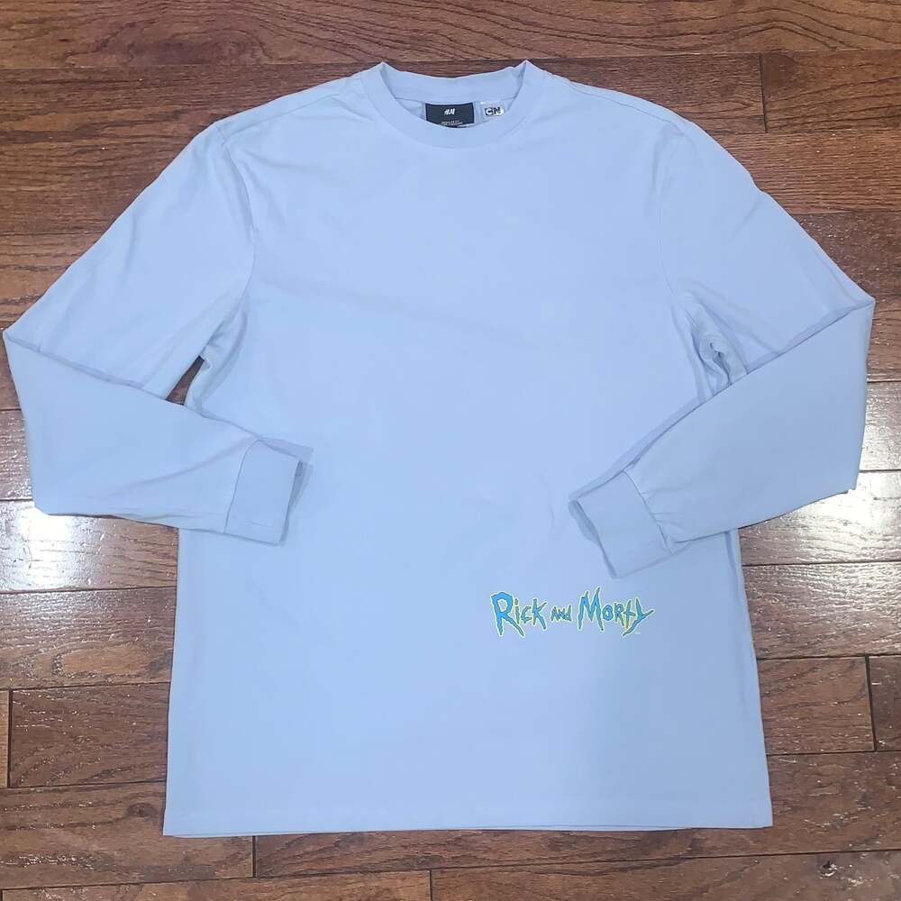 H&M x Rick and Morty Long Sleeve Graphic Tee Men’s M‎ – Streetwear